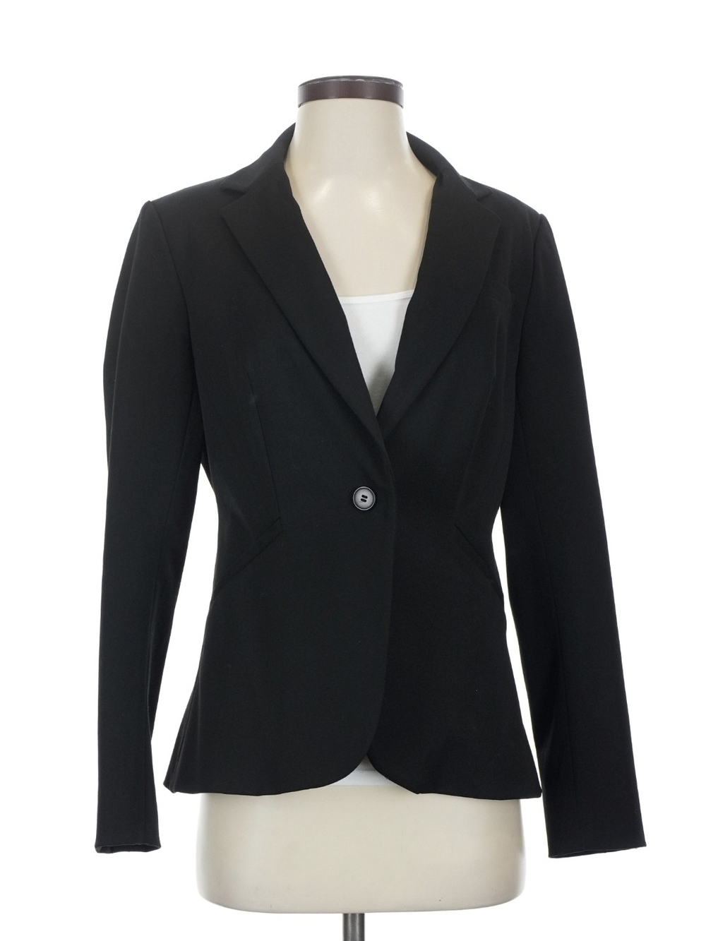 New York & Co. Classic Black Women's Blazer - Tailored Single-Button Jacket